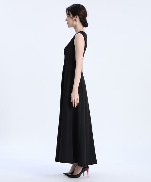 Maglie le cassetto / マーリエ ル カセット ミニ丈・ひざ丈ワンピース | 《M Maglie le cassetto》Vネックロングドレス | 詳細14