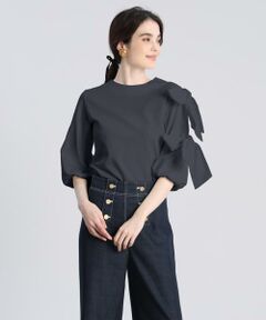 Maglie le cassetto / マーリエ ル カセット カットソー | 《Maglie par ef-de》リボンカットソー