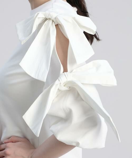 Maglie le cassetto / マーリエ ル カセット カットソー | 《Maglie par ef-de》リボンカットソー | 詳細5