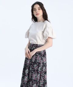 Maglie le cassetto / マーリエ ル カセット カットソー | 《大きいサイズ》ボリュームスリーブカットソー《Maglie par ef-de》