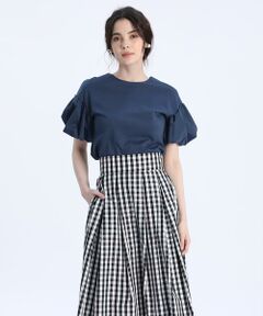 Maglie le cassetto / マーリエ ル カセット カットソー | 《大きいサイズ》ボリュームスリーブカットソー《Maglie par ef-de》