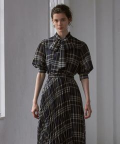 Maglie le cassetto / マーリエ ル カセット シャツ・ブラウス | 《Maglie par ef-de》ボウタイチェックブラウス