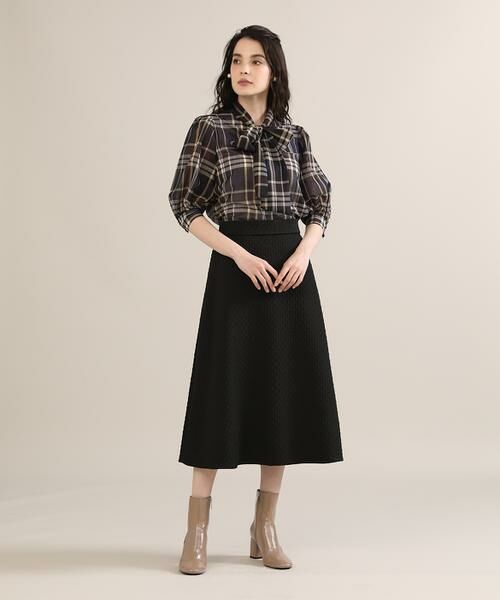 Maglie le cassetto / マーリエ ル カセット シャツ・ブラウス | 《Maglie par ef-de》ボウタイチェックブラウス | 詳細5