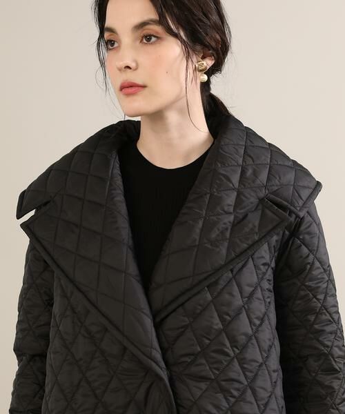 セール】 《Maglie par ef-de》テントラインキルティングコート