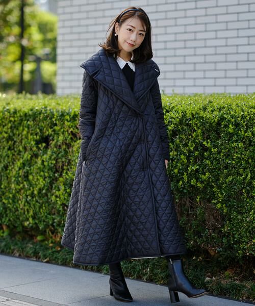 Maglie le cassetto / マーリエ ル カセット その他アウター | 《Maglie par ef-de》テントラインキルティングコート | 詳細15