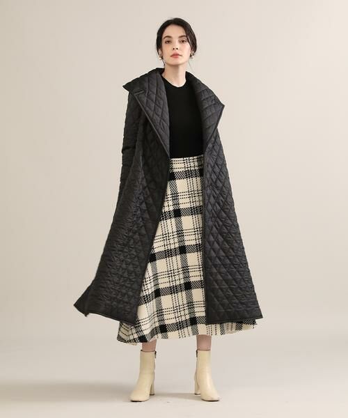 Maglie le cassetto / マーリエ ル カセット その他アウター | 《Maglie par ef-de》テントラインキルティングコート | 詳細17