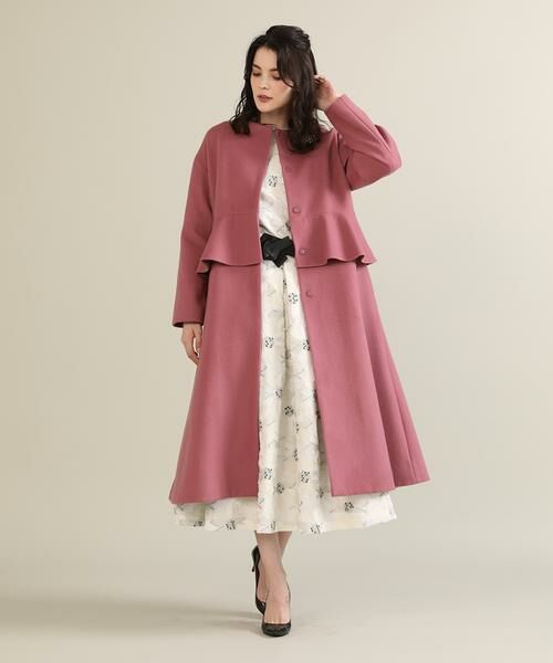 Maglie le cassetto / マーリエ ル カセット ミニ・ひざ丈スカート | 《Maglie par ef-de》フラワージャガードスカート | 詳細5