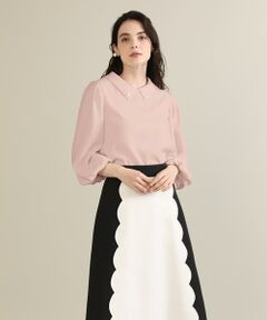 Maglie le cassetto / マーリエ ル カセット シャツ・ブラウス | 《大きいサイズ》ビジュー衿ブラウス《M Maglie le cassetto》