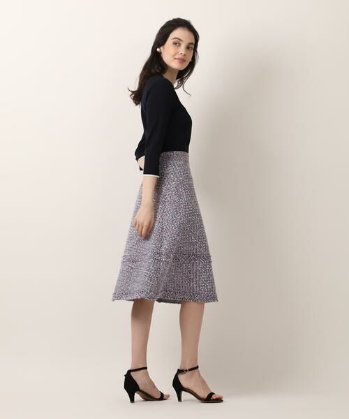 Maglie le cassetto / マーリエ ル カセット ニット・セーター | 《大きいサイズ》スカラッププルオーバーニット《Maglie par ef-de》 | 詳細3