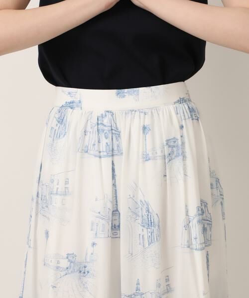 【新品・未使用】Maglie le cassetto 風景柄スカート