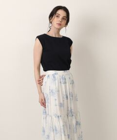 Maglie le cassetto / マーリエ ル カセット ニット・セーター | 《大きいサイズ》衿パールニット