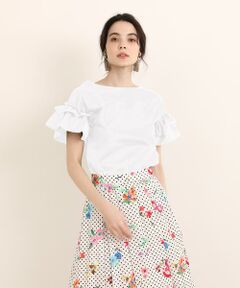 Maglie le cassetto / マーリエ ル カセット カットソー | フリルスリーブカットソー