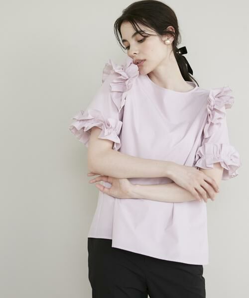 Maglie le cassetto / マーリエ ル カセット シャツ・ブラウス | 《プラスサイズ》華やかフリルブラウス | 詳細12