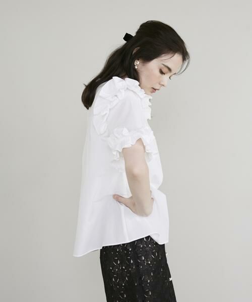 Maglie le cassetto / マーリエ ル カセット シャツ・ブラウス | 《プラスサイズ》華やかフリルブラウス | 詳細14