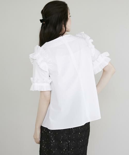 Maglie le cassetto / マーリエ ル カセット シャツ・ブラウス | 《プラスサイズ》華やかフリルブラウス | 詳細15