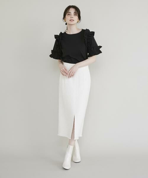 Maglie le cassetto / マーリエ ル カセット シャツ・ブラウス | 《プラスサイズ》華やかフリルブラウス | 詳細7
