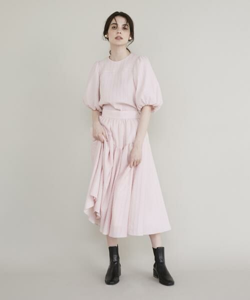 Maglie le cassetto / マーリエ ル カセット ミニ・ひざ丈スカート | 《大きいサイズ》ふくれジャガードスカート | 詳細2