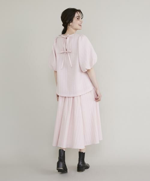 Maglie le cassetto / マーリエ ル カセット ミニ・ひざ丈スカート | 《大きいサイズ》ふくれジャガードスカート | 詳細5