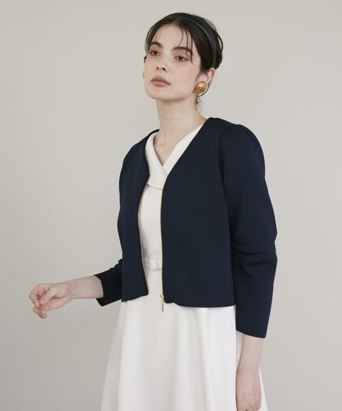 Maglie le cassetto / マーリエ ル カセット カーディガン・ボレロ | 《M Maglie le cassetto×吉田理紗》品ありモードなニットジャケット | 詳細18