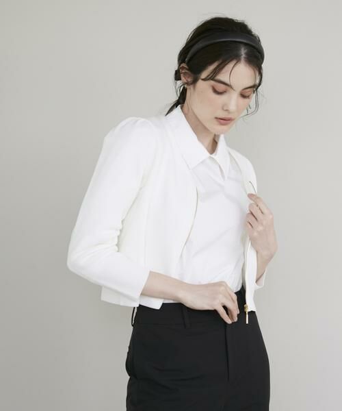 Maglie le cassetto / マーリエ ル カセット カーディガン・ボレロ | 《M Maglie le cassetto×吉田理紗》品ありモードなニットジャケット | 詳細19