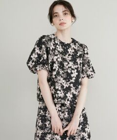 Maglie le cassetto / マーリエ ル カセット シャツ・ブラウス | フラワージャガードブラウス