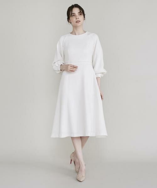 Maglie le cassetto / マーリエ ル カセット ミニ丈・ひざ丈ワンピース | 《M Maglie le cassetto》ラグランスリーブドレス | 詳細1