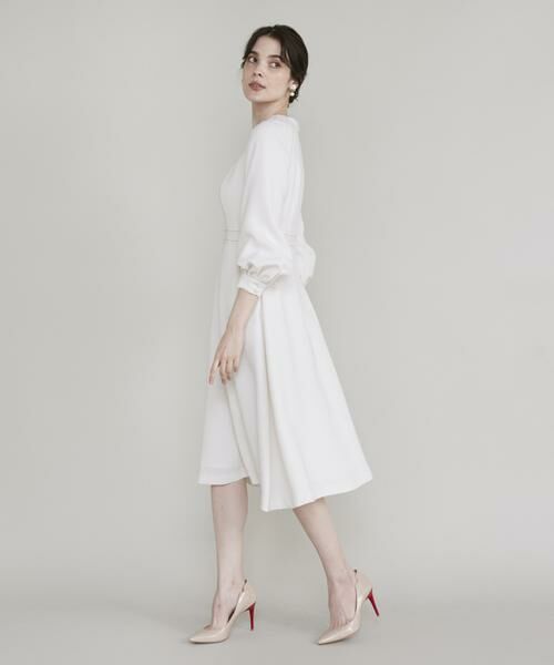 Maglie le cassetto / マーリエ ル カセット ミニ丈・ひざ丈ワンピース | 《M Maglie le cassetto》ラグランスリーブドレス | 詳細3