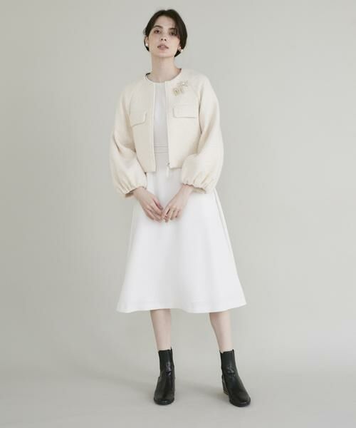 Maglie le cassetto / マーリエ ル カセット ミニ丈・ひざ丈ワンピース | 《M Maglie le cassetto》ラグランスリーブドレス | 詳細7