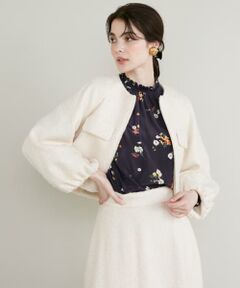 Maglie le cassetto / マーリエ ル カセット ブルゾン | 《大きいサイズ》ループツイードブルゾン