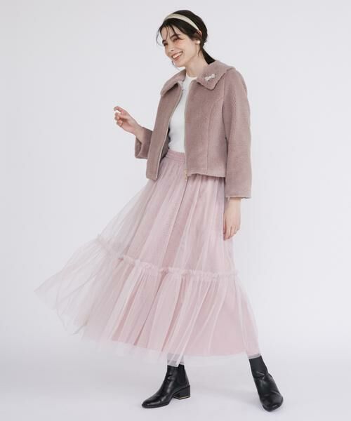 Maglie le cassetto / マーリエ ル カセット ミニ・ひざ丈スカート | チュールロングスカート | 詳細11