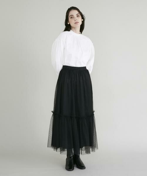 Maglie le cassetto / マーリエ ル カセット ミニ・ひざ丈スカート | チュールロングスカート | 詳細2