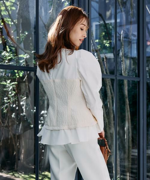 セール】 《M Maglie le cassetto×吉田理紗》ビスチェ風ジャガード