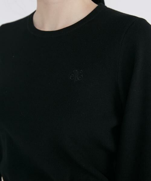 Maglie le cassetto / マーリエ ル カセット ニット・セーター | 《大きいサイズ》ロゴ刺繍プルオーバーニット | 詳細10