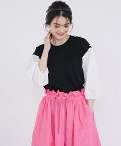 Maglie le cassetto / マーリエ ル カセット ニット・セーター | ブラウスドッキングニット