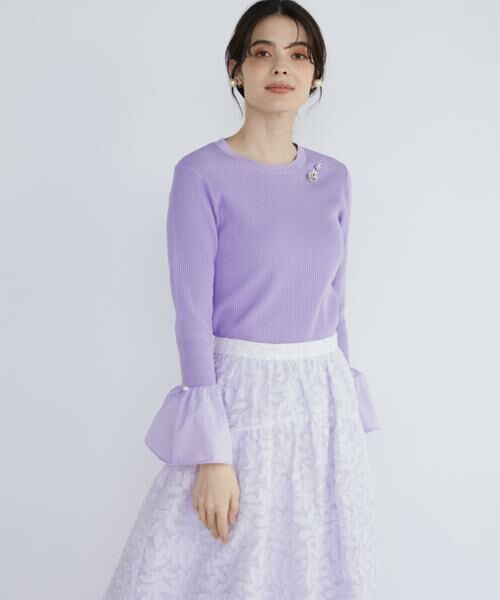 Maglie le cassetto / マーリエ ル カセット ニット・セーター | 《大きいサイズ》フレアスリーブニット | 詳細11