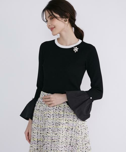 Maglie le cassetto / マーリエ ル カセット ニット・セーター | 《大きいサイズ》フレアスリーブニット | 詳細12