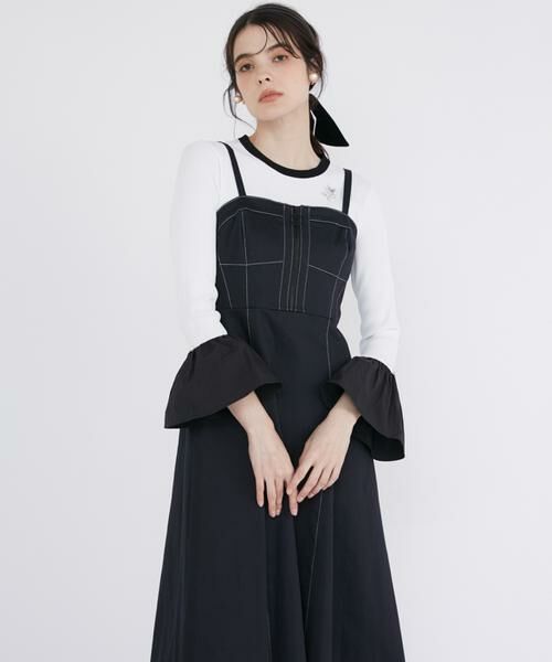 Maglie le cassetto / マーリエ ル カセット ニット・セーター | 《大きいサイズ》フレアスリーブニット | 詳細13