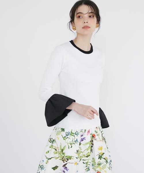 Maglie le cassetto / マーリエ ル カセット ニット・セーター | 《大きいサイズ》フレアスリーブニット | 詳細15