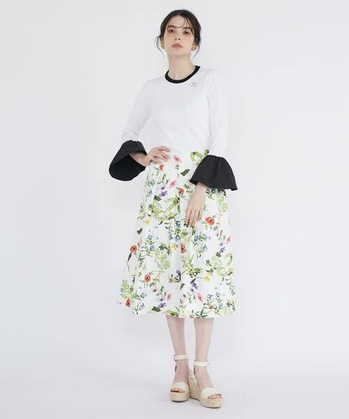 Maglie le cassetto / マーリエ ル カセット ニット・セーター | 《大きいサイズ》フレアスリーブニット | 詳細2