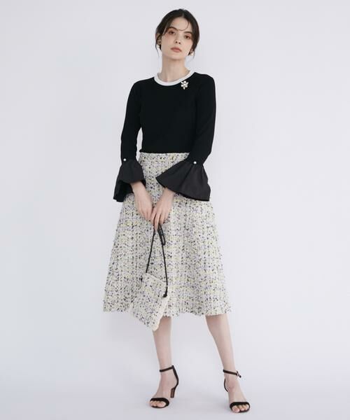 Maglie le cassetto / マーリエ ル カセット ニット・セーター | 《大きいサイズ》フレアスリーブニット | 詳細8