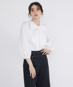 Maglie le cassetto / マーリエ ル カセット シャツ・ブラウス | ビッグボウタイブラウス