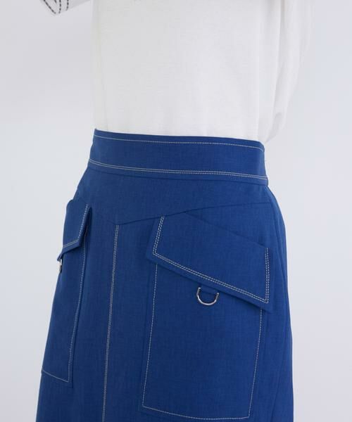 Maglie le cassetto / マーリエ ル カセット ミニ・ひざ丈スカート | 《大きいサイズ》ビッグポケットタイトスカート | 詳細14