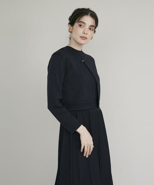 Maglie le cassetto / マーリエ ル カセット カーディガン・ボレロ | 《M Maglie le cassetto》バイカラーボレロカーディガン | 詳細24