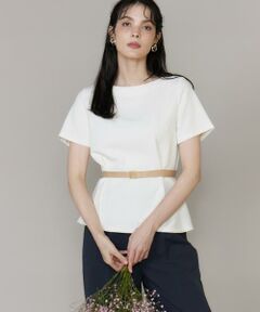 Maglie le cassetto / マーリエ ル カセット シャツ・ブラウス | 《M Maglie le cassetto×吉田理紗》凛と“サマみえ”ペプラムブラウス