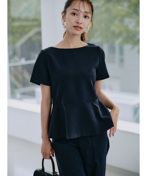 Maglie le cassetto / マーリエ ル カセット シャツ・ブラウス | 《M Maglie le cassetto×吉田理紗》凛と“サマみえ”ペプラムブラウス | 詳細15