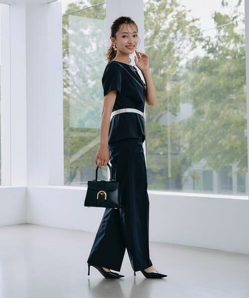 Maglie le cassetto / マーリエ ル カセット シャツ・ブラウス | 《M Maglie le cassetto×吉田理紗》凛と“サマみえ”ペプラムブラウス | 詳細3