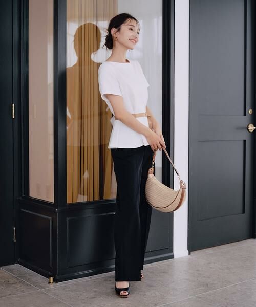 Maglie le cassetto / マーリエ ル カセット シャツ・ブラウス | 《M Maglie le cassetto×吉田理紗》凛と“サマみえ”ペプラムブラウス | 詳細8