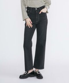 《Maglie Jeans》ハイウエストセミワイドジーンズ