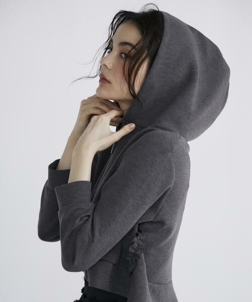 Maglie le cassetto / マーリエ ル カセット パーカー | 《大きいサイズ》サイドフリルパーカー | 詳細27