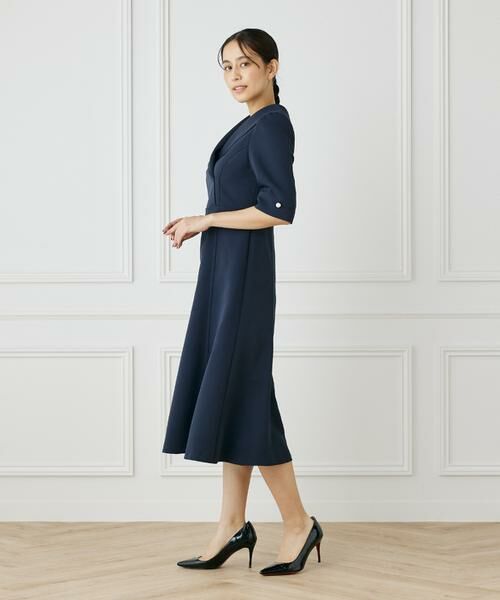 Maglie le cassetto / マーリエ ル カセット ミニ丈・ひざ丈ワンピース | 《M Maglie le cassetto》ショールカラーワンピース | 詳細25